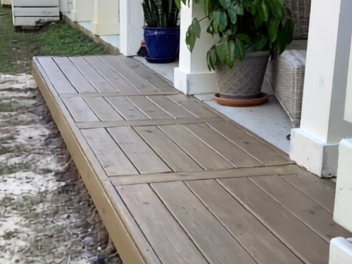 After: Deck Staining