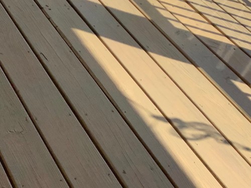 After: Deck Staining